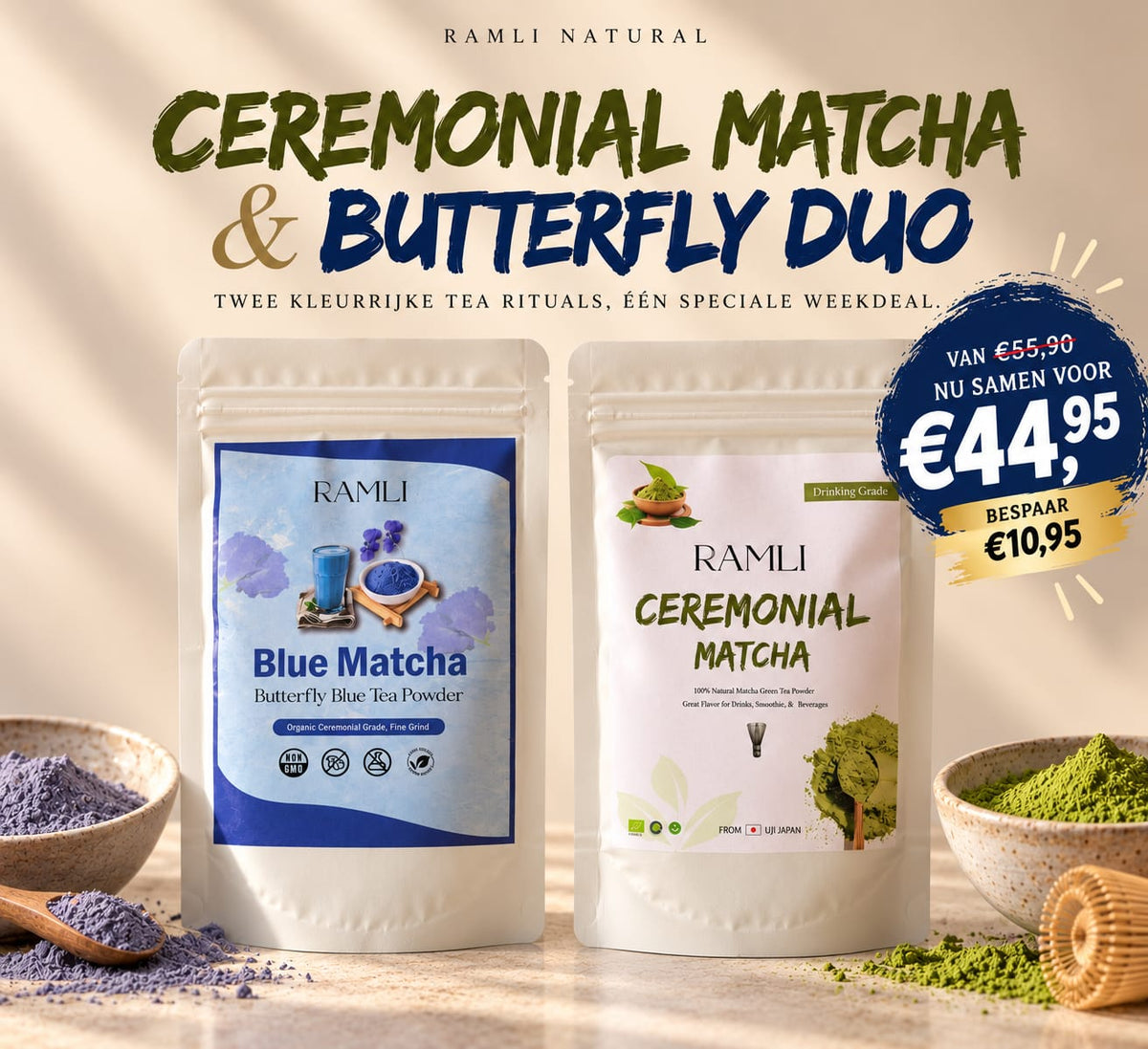 Ceremonial Matcha & Butterfly Duo
