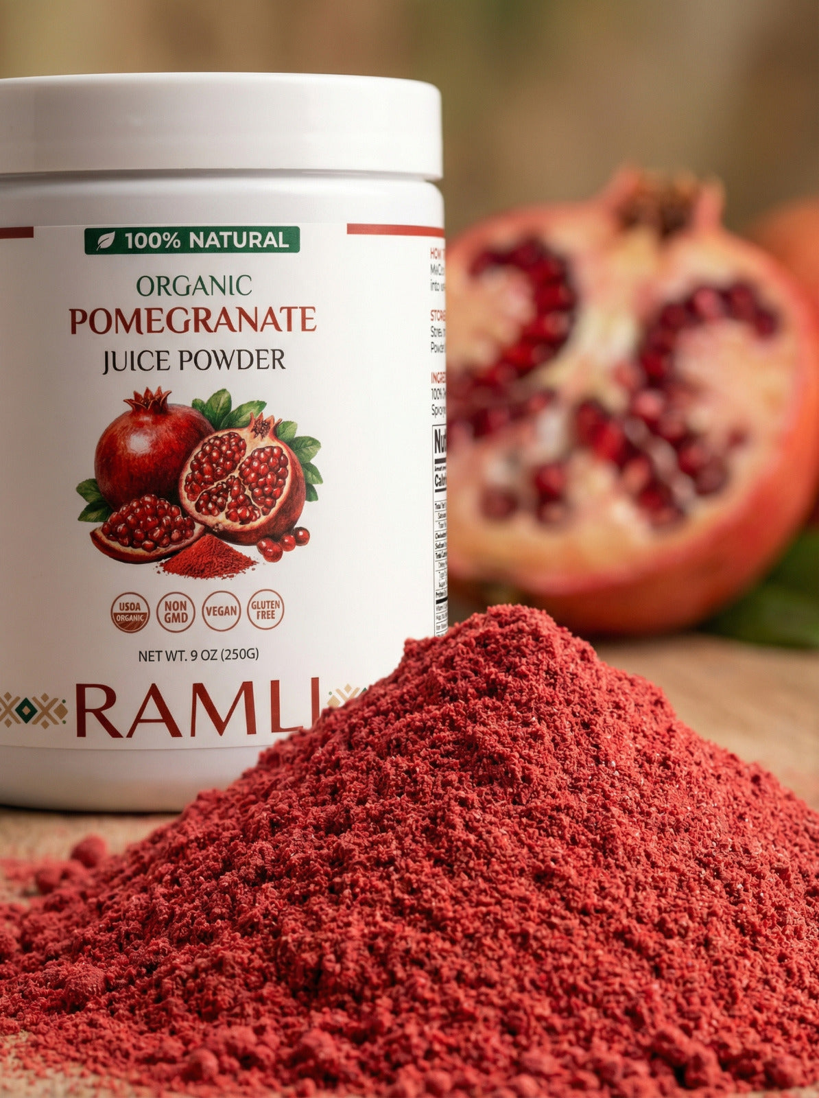 Organic Granaatappelpoeder
